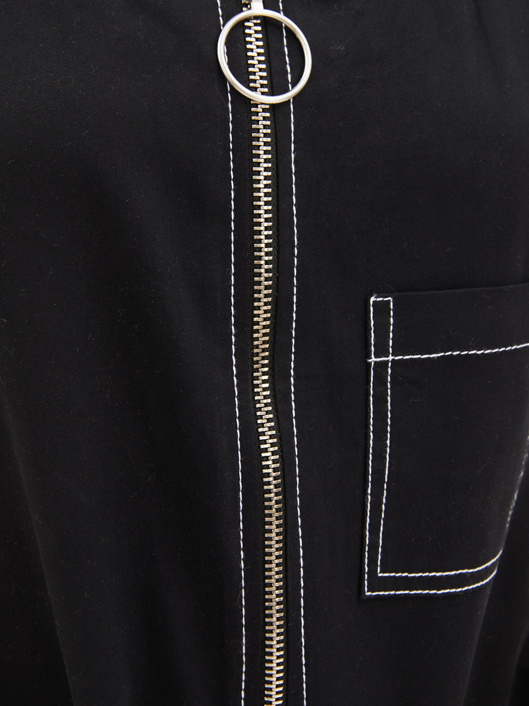 Olele® Jupiter Jumpsuit - Black Cotton Twill