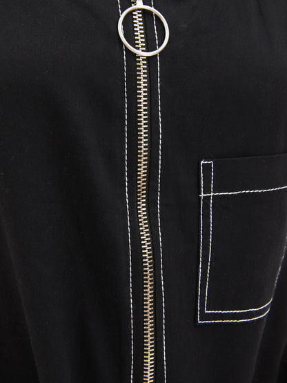 Olele® Jupiter Jumpsuit - Black Cotton Twill