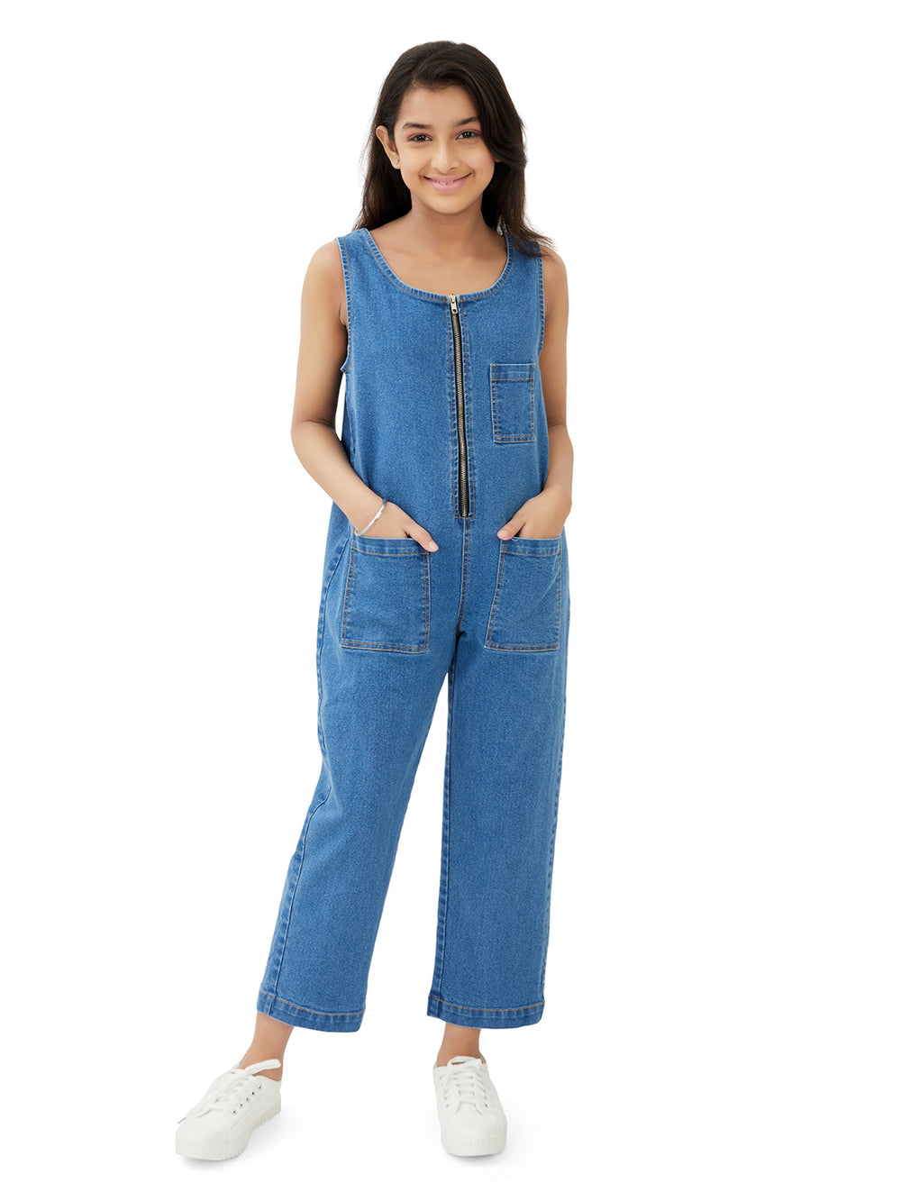 Olele® Girls Jupiter Jumpsuit - Denim