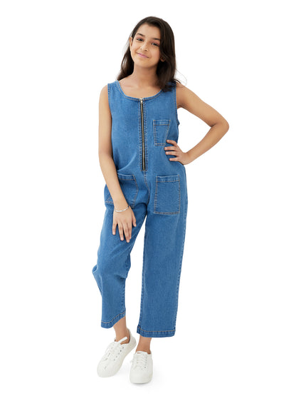 Olele® Girls Jupiter Jumpsuit - Denim