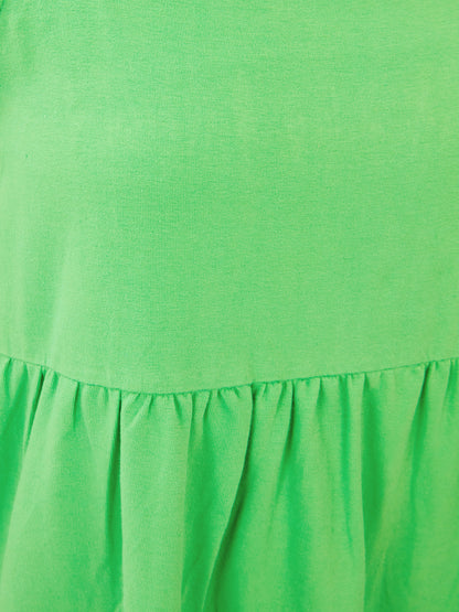Olele® Ginny Cotton Dress - Green