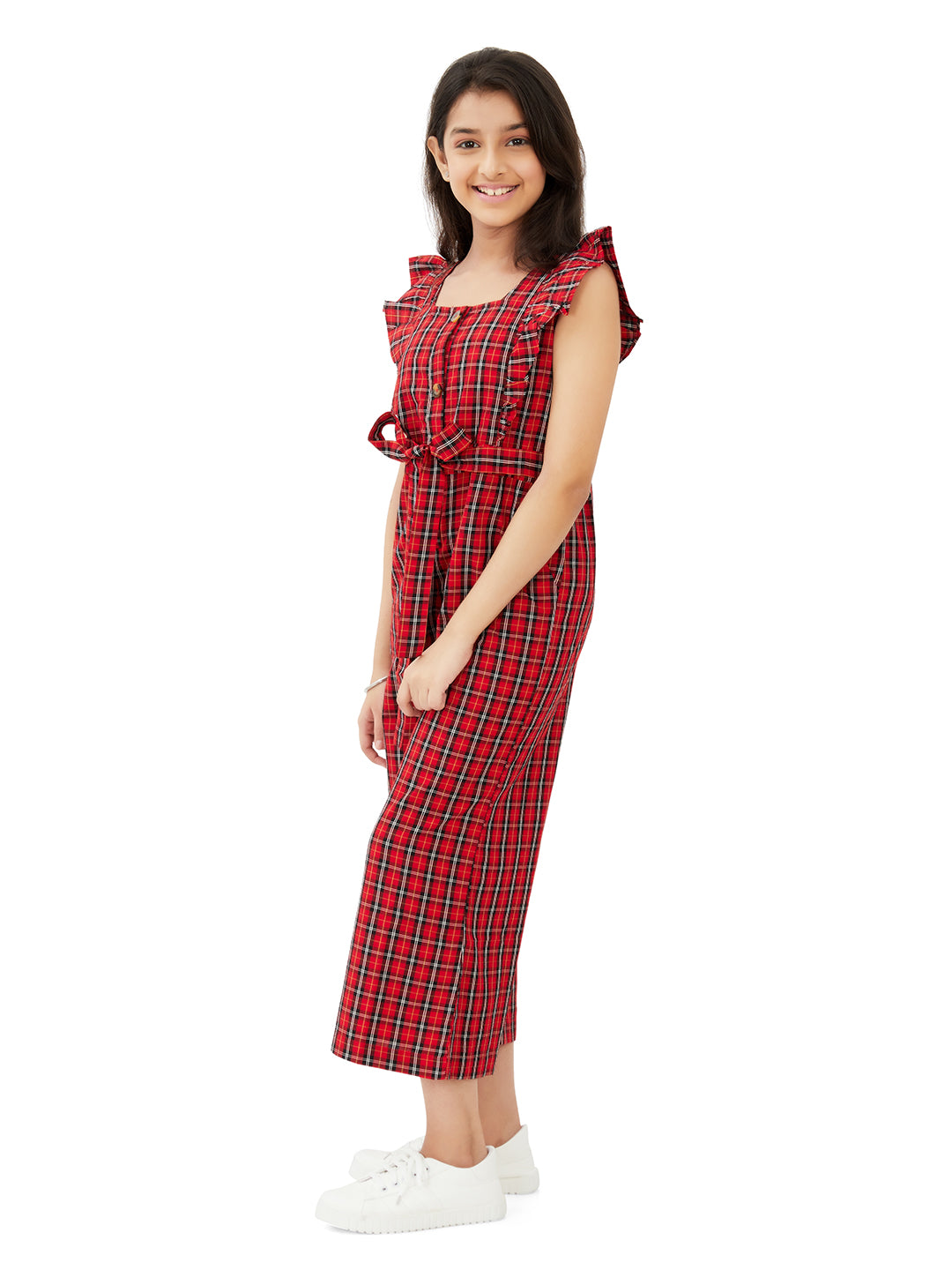 Olele® June Jumpsuit - Yarn Dyed Cotton Checks