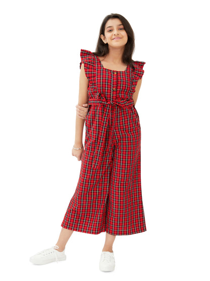 Olele® June Jumpsuit - Yarn Dyed Cotton Checks