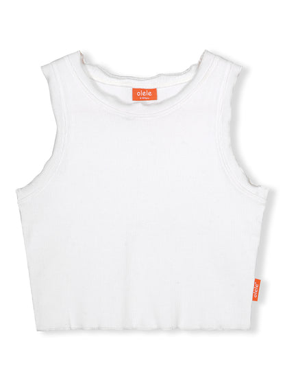 white crop top for girls