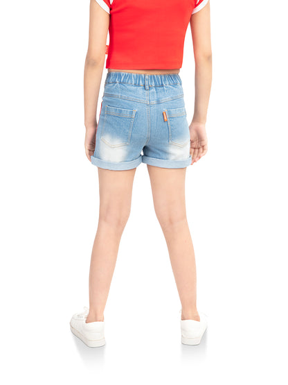 Olele® Girls Cotton Denim Shorts