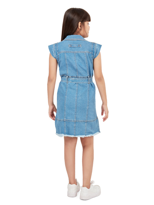 Olele® Girls Melody Dress  - Cotton Denim
