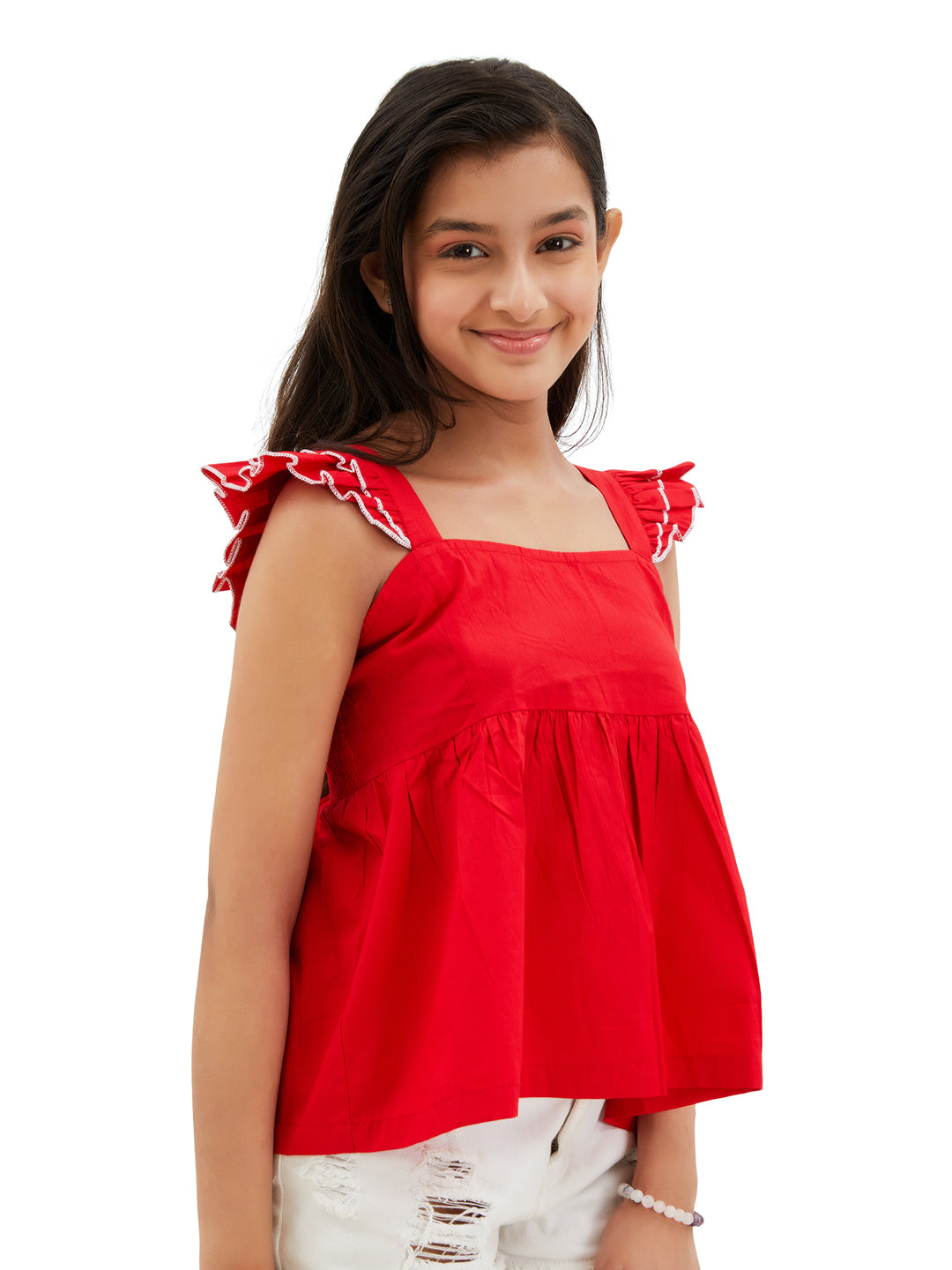 Olele® Takila Top - Red Cotton