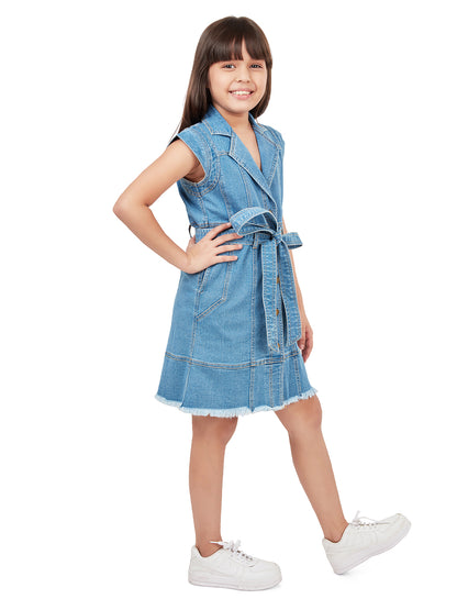 Olele® Girls Melody Dress  - Cotton Denim