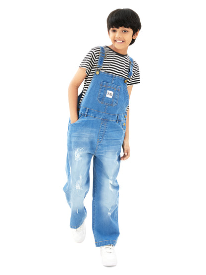 Olele® Boys Butter Scotch Dungaree - Denim