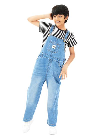 Olele® Boys Vanila Dungaree - Denim