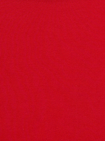 Olele® Girls Cotton Rib Crop Top - Red