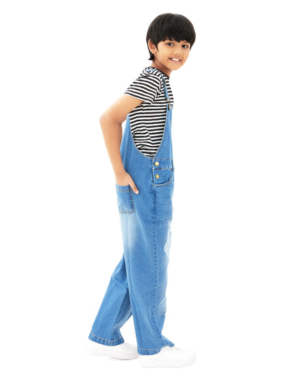Olele® Boys Butter Scotch Dungaree - Denim
