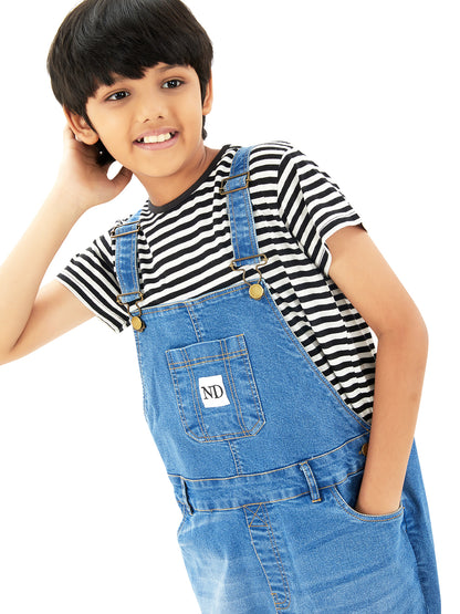 Olele® Boys Butter Scotch Dungaree - Denim