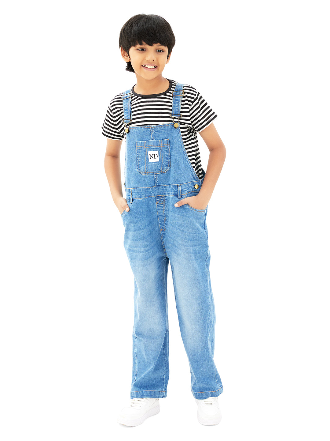Olele® Boys Vanila Dungaree - Denim