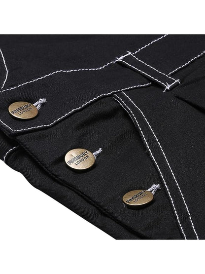 OLELE OVERALLS® Black Twill Women Dungaree