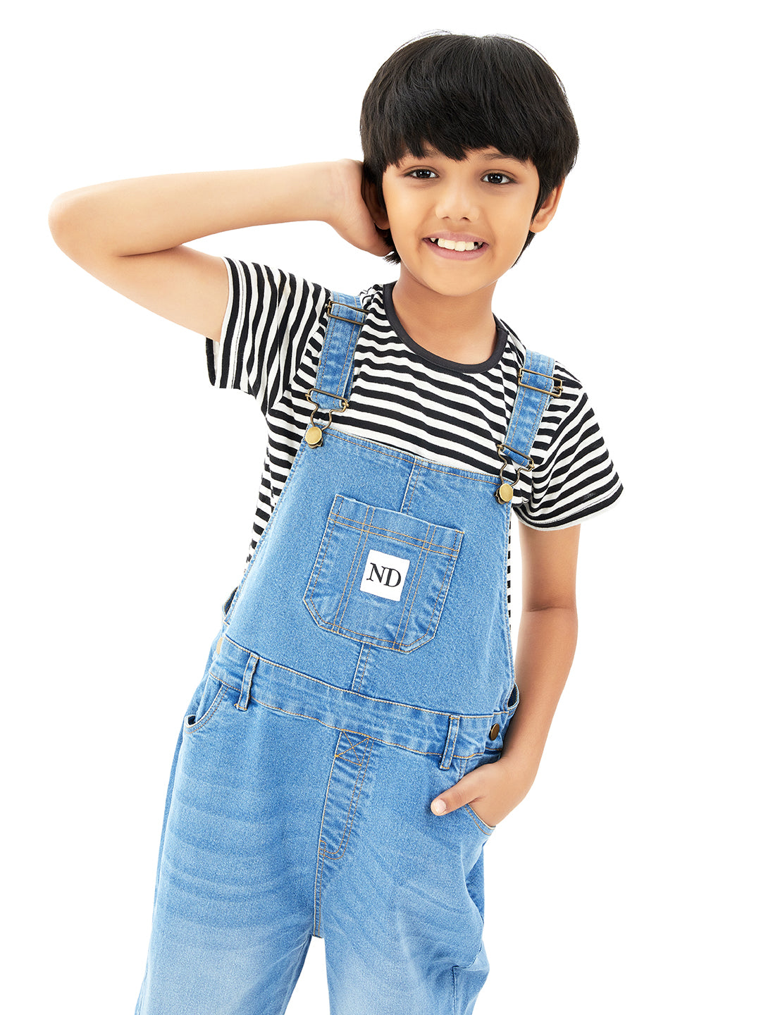Olele® Boys Vanila Dungaree - Denim