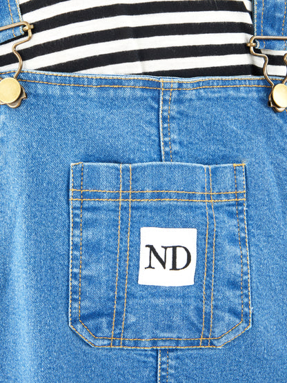 Olele® Boys Butter Scotch Dungaree - Denim