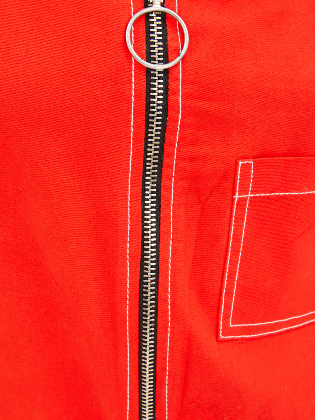 Olele® Jupiter Jumpsuit - Red Cotton Twill