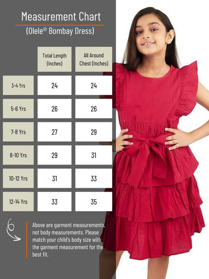 Olele® Ruffle Layer Cotton Dress