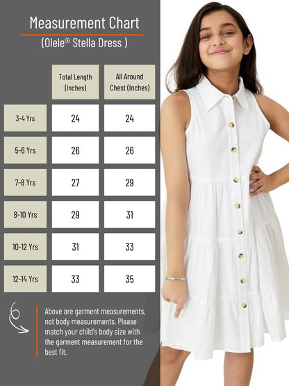 Olele® Stella Dress - White Cotton Linen